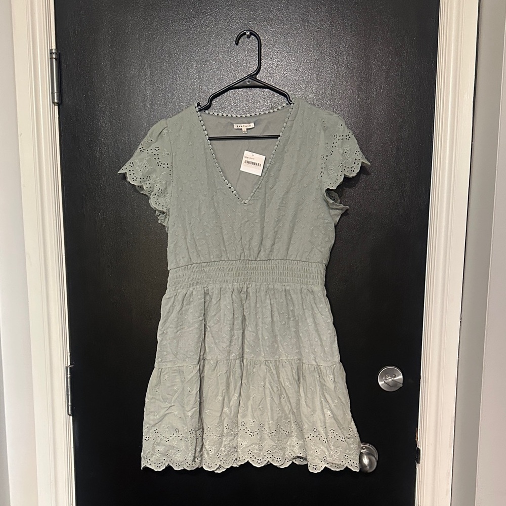 Light Green Eyelet dress